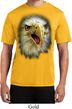 Mens Shirt Big Eagle Face Moisture Wicking Tee T-Shirt