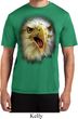 Mens Shirt Big Eagle Face Moisture Wicking Tee T-Shirt