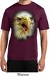 Mens Shirt Big Eagle Face Moisture Wicking Tee T-Shirt