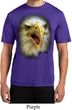 Mens Shirt Big Eagle Face Moisture Wicking Tee T-Shirt