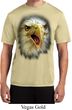 Mens Shirt Big Eagle Face Moisture Wicking Tee T-Shirt