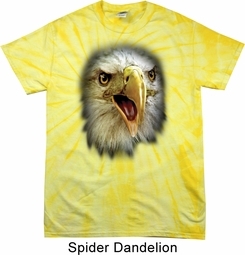 Mens Shirt Big Eagle Face Spider Tie Dye Tee T-shirt Mens Shirt Big Eagle Face Spider Tie Dye Tee T-shirt