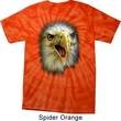 Mens Shirt Big Eagle Face Spider Tie Dye Tee T-shirt