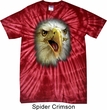Mens Shirt Big Eagle Face Spider Tie Dye Tee T-shirt