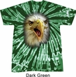 Mens Shirt Big Eagle Face Twist Tie Dye Tee T-shirt