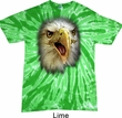 Mens Shirt Big Eagle Face Twist Tie Dye Tee T-shirt
