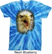 Mens Shirt Big Eagle Face Twist Tie Dye Tee T-shirt