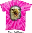 Mens Shirt Big Eagle Face Twist Tie Dye Tee T-shirt