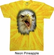 Mens Shirt Big Eagle Face Twist Tie Dye Tee T-shirt