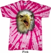 Mens Shirt Big Eagle Face Twist Tie Dye Tee T-shirt