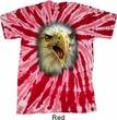 Mens Shirt Big Eagle Face Twist Tie Dye Tee T-shirt