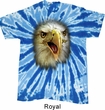 Mens Shirt Big Eagle Face Twist Tie Dye Tee T-shirt