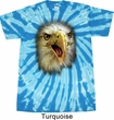 Mens Shirt Big Eagle Face Twist Tie Dye Tee T-shirt