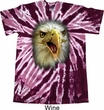 Mens Shirt Big Eagle Face Twist Tie Dye Tee T-shirt