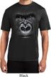 Mens Shirt Big Gorilla Face Moisture Wicking Tee T-Shirt