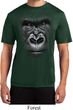 Mens Shirt Big Gorilla Face Moisture Wicking Tee T-Shirt