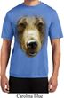Mens Shirt Big Grizzly Bear Face Moisture Wicking Tee T-Shirt