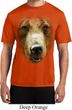 Mens Shirt Big Grizzly Bear Face Moisture Wicking Tee T-Shirt