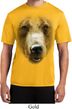 Mens Shirt Big Grizzly Bear Face Moisture Wicking Tee T-Shirt