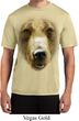 Mens Shirt Big Grizzly Bear Face Moisture Wicking Tee T-Shirt