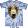Mens Shirt Big Grizzly Bear Face Twist Tie Dye Tee T-shirt