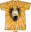 Mens Shirt Big Grizzly Bear Face Twist Tie Dye Tee T-shirt