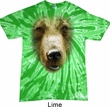 Mens Shirt Big Grizzly Bear Face Twist Tie Dye Tee T-shirt