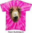 Mens Shirt Big Grizzly Bear Face Twist Tie Dye Tee T-shirt