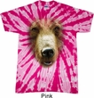 Mens Shirt Big Grizzly Bear Face Twist Tie Dye Tee T-shirt