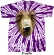 Mens Shirt Big Grizzly Bear Face Twist Tie Dye Tee T-shirt