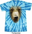 Mens Shirt Big Grizzly Bear Face Twist Tie Dye Tee T-shirt