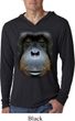 Mens Shirt Big Orangutan Face Lightweight Hoodie Tee T-Shirt