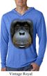 Mens Shirt Big Orangutan Face Lightweight Hoodie Tee T-Shirt
