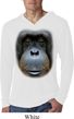 Mens Shirt Big Orangutan Face Lightweight Hoodie Tee T-Shirt