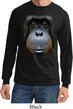 Mens Shirt Big Orangutan Face Long Sleeve Tee T-Shirt