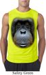 Mens Shirt Big Orangutan Face Sleeveless Tee T-Shirt