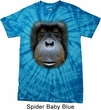Mens Shirt Big Orangutan Face Spider Tie Dye Tee T-shirt