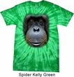 Mens Shirt Big Orangutan Face Spider Tie Dye Tee T-shirt