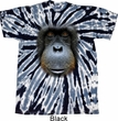 Mens Shirt Big Orangutan Face Twist Tie Dye Tee T-shirt