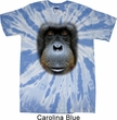Mens Shirt Big Orangutan Face Twist Tie Dye Tee T-shirt