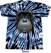 Mens Shirt Big Orangutan Face Twist Tie Dye Tee T-shirt