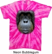 Mens Shirt Big Orangutan Face Twist Tie Dye Tee T-shirt