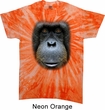 Mens Shirt Big Orangutan Face Twist Tie Dye Tee T-shirt