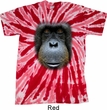 Mens Shirt Big Orangutan Face Twist Tie Dye Tee T-shirt
