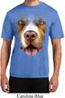 Mens Shirt Big Pit Bull Face Moisture Wicking Tee T-Shirt