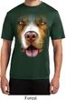 Mens Shirt Big Pit Bull Face Moisture Wicking Tee T-Shirt