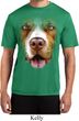 Mens Shirt Big Pit Bull Face Moisture Wicking Tee T-Shirt