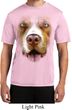 Mens Shirt Big Pit Bull Face Moisture Wicking Tee T-Shirt