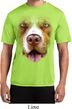 Mens Shirt Big Pit Bull Face Moisture Wicking Tee T-Shirt