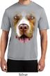 Mens Shirt Big Pit Bull Face Moisture Wicking Tee T-Shirt